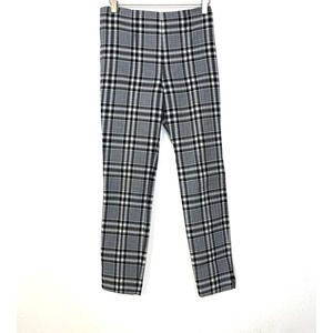 Veronica Beard Pants Plaid 6 Cotton Blend Business Chic Casual Fall Winter